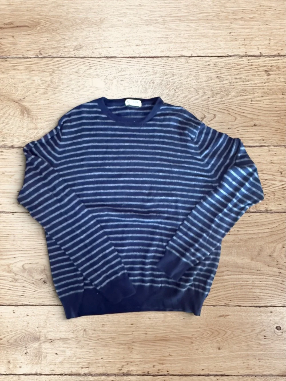 J Crew striped sweater- men's large